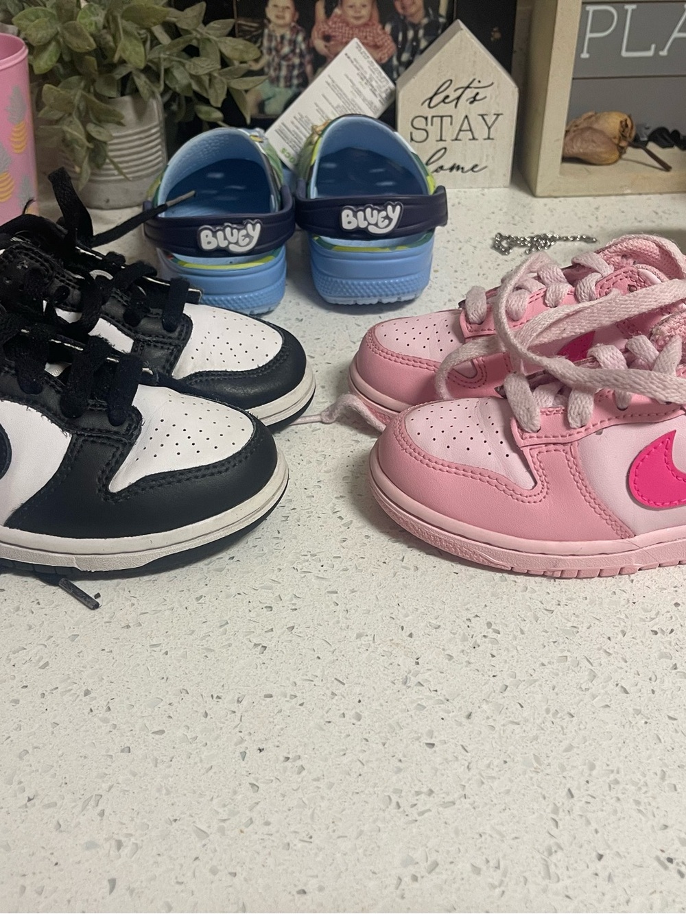 Nike triple pink and dunks both size 11c